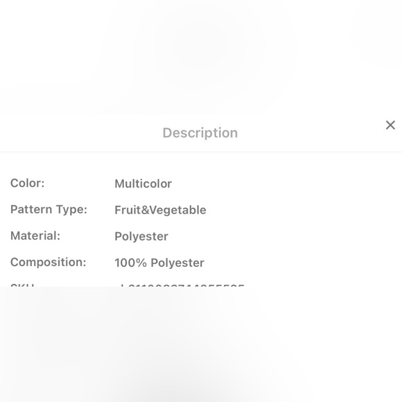 Strawberry Print Shopping Bag reusable - Picture 8 of 8